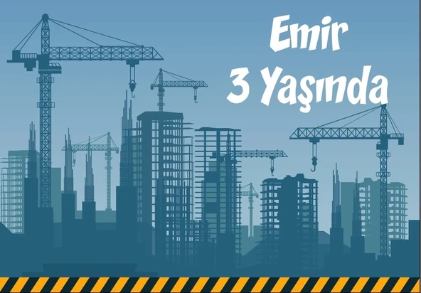 Vinçler Temalı Doğum Günü Afişi 100X150 cm ürün görseli 1