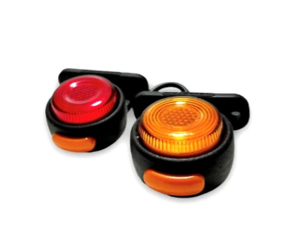 Neon Ledli Takoz Lamba 12-24 Volt Sarı-kırmızı 2 Adet ürün görseli 1