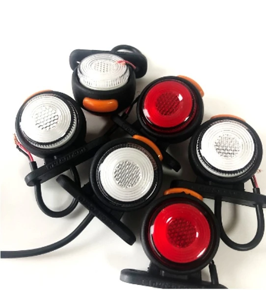 4 Adet Neon Ledli Takoz Lamba 12-24 Volt Kırmızı-beyaz ürün görseli 1