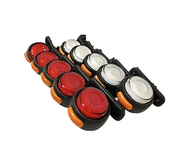 10 Adet Neon Ledli Takoz Lamba 12-24 Volt Kırmızı-beyaz ürün görseli 1
