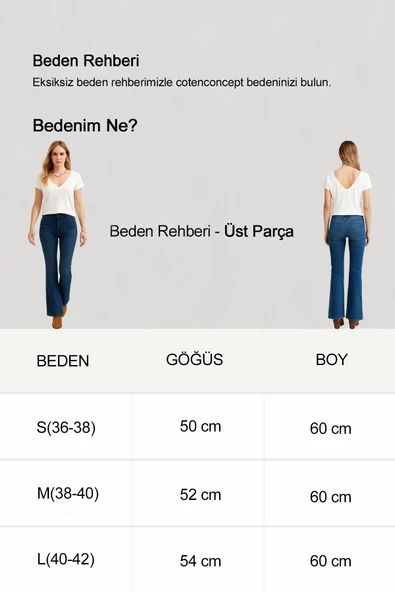2 Adet Ön ve Arka V Yaka Basic Tişört - Resim 5