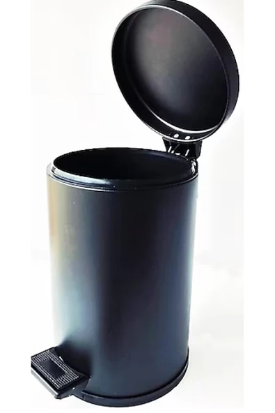 LİDER 5 LT ÇÖP KOVASI PEDALLI (SİYAH) - Resim 6