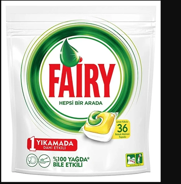 FAİRY HEPSİ1 ARADA 36'LI TABLET ürün görseli 1