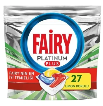 FAİRY PLATİNUM PLUS BULAŞIK TABLETİ 27'Lİ ürün görseli 1