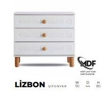 LİZBON MDF ŞİFONYER ürün görseli 1