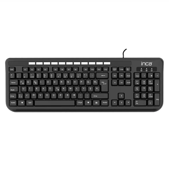 INCA IK-274FU F Türkçe USB Multimedya Soft Touch Siyah Klavye ürün görseli 1