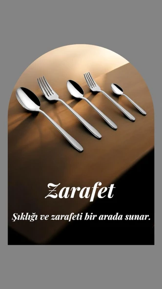 Özlife defne 60 parça çatal kaşık takımı seti 12 kişilik paslanmaz çelik ürün görseli 1