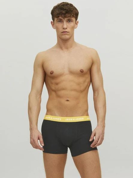 Jack Jones Vıto Solıd 7 Li Paket Erkek Boxer 12230353 - Resim 4