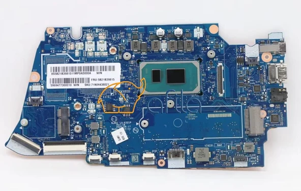 Lenovo ideapad 5-14ITL05 Notebook Anakartı, Mainboard SRK07 işlemcili, LA-K321P ürün görseli 1
