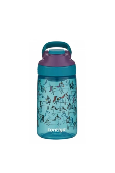 Gizmo Sip Unicorn Tritan Çocuk Suluğu 420ml Mavi ürün görseli 1