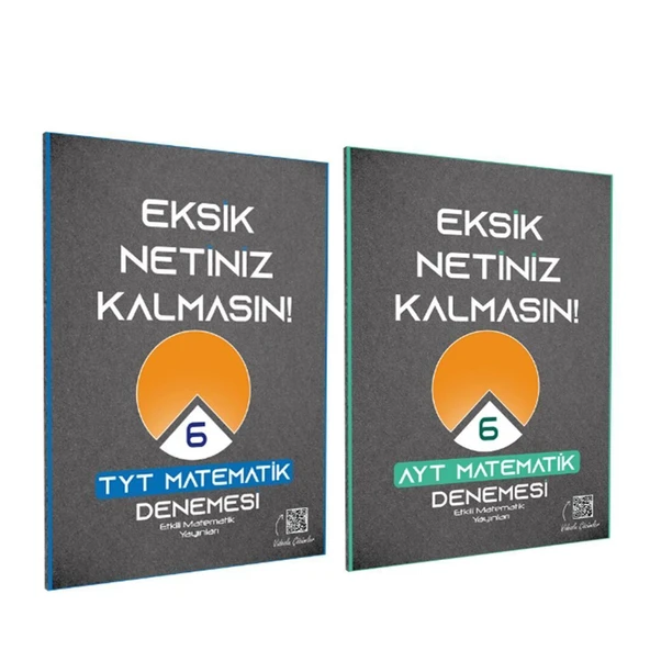 Etkili Matematik TYT AYT Etkili Matematik Eksik Netiniz Kalmasın 6 Deneme Seti 2 Kitap ürün görseli 1