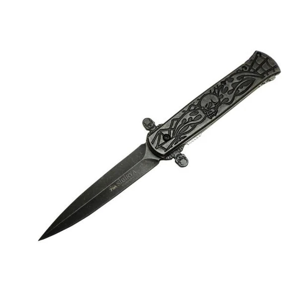 Sibirya Skull Black Çakı ürün görseli 1