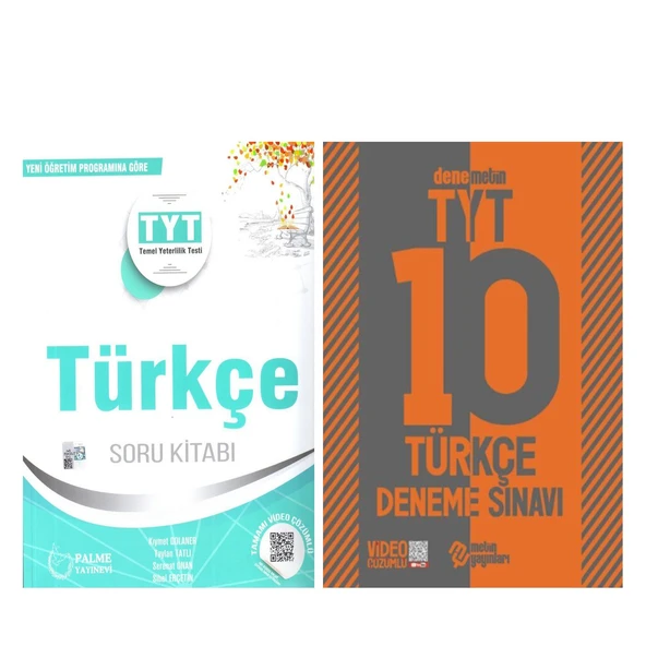 Palme TYT Türkçe Soru Bankası ve Metin Deneme Seti 2 Kitap ürün görseli 1