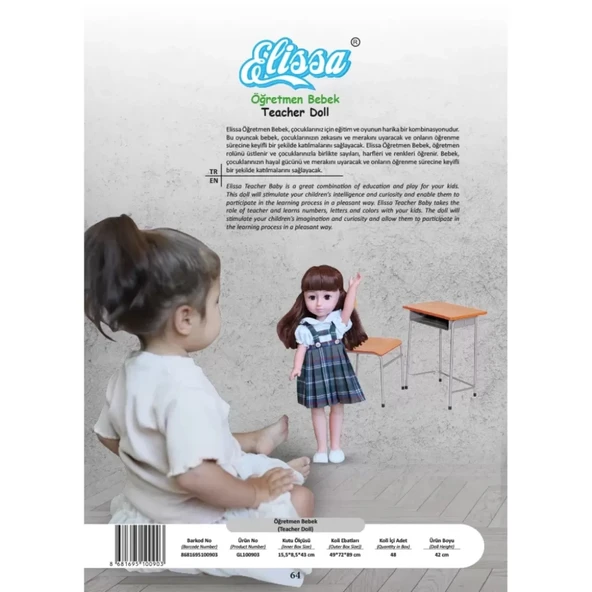Global Elissa Öğretmen Bebek Gl100903 - Resim 3