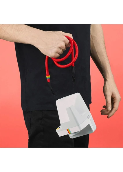 Polaroid Round Kırmızı Kamera Askısı - Resim 3