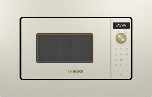 Bosch BEL623MP3 İnci Beyazı Ankastre Mikrodalga Fırın ürün görseli 1