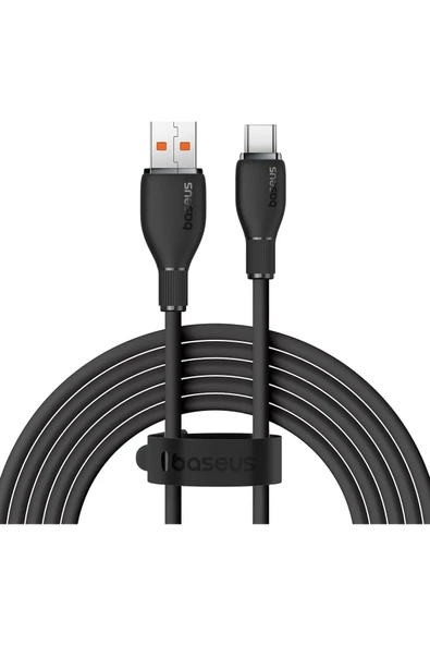 Baseus Pudding Serisi Hızlı Şarj ve Data Kablosu USB'den Type-c USB-C'ye 6 Amper 100W, 1,2m ürün görseli 1
