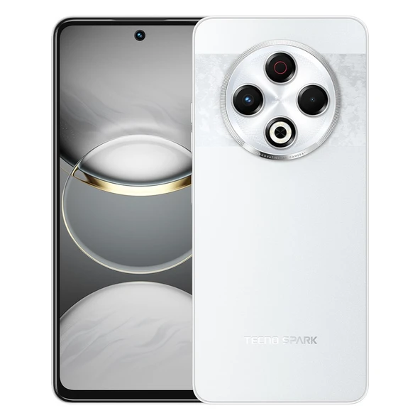 Tecno Spark 30 256 8+8 GB Ram (Tecno Türkiye Garantili) Beyaz ürün görseli 1
