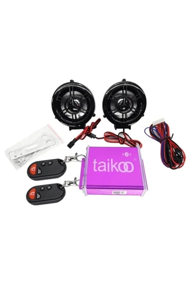 Motosiklet Yüksek Ses Mp3 Çalar Radyo Alarm Yüksek Sesli Bluetooth ürün görseli 1