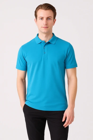 GALANTHUS POLO T-SHIRT TURKUAZ ürün görseli 1