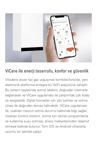 Viessmann Vitodens Connect 25/29 Kw - Resim 3