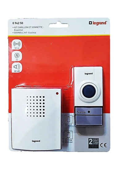 Legrand Uzaktan Kumandalı Kapı Zili 094250 ürün görseli 1