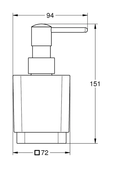Grohe Selection Cube Sıvı Sabunluk - Resim 2