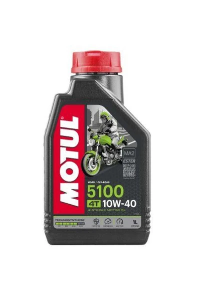 5100 10w-40 4t Motosiklet Motor Yağı 1 L 2023 Üretimi Yağın Tarihi Geçmemiştir ürün görseli 1