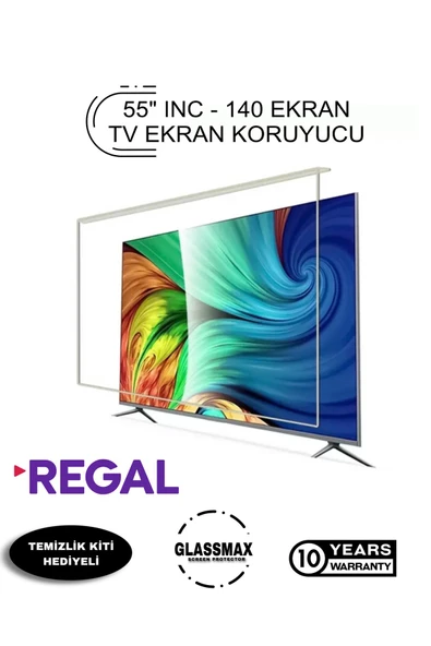 Glassmax Regal 55uhd_7000 Uyumlu 55" Inç 140 Ekran Tv Ekran Koruyucu ürün görseli 1