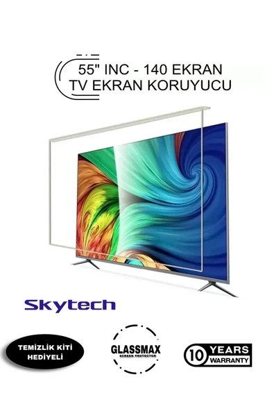 Glassmax Skytech St55f&hd8000 Uyumlu 55" Inç 140 Ekran Tv Ekran Koruyucu ürün görseli 1