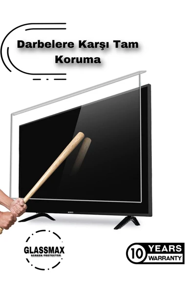 Glassmax Philips 65PUS9043 Uyumlu 65" Inç 165 Ekran Tv Ekran Koruyucu ürün görseli 1
