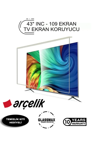 Glassmax Arçelik 43" Inç 109 Ekran Tv Ekran Koruyucu ürün görseli 1