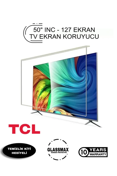 Glassmax TC-L 50C645 Uyumlu 50" Inç 127 Ekran Tv Ekran Koruyucu ürün görseli 1