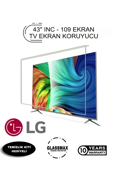 Glassmax LG 43UQ7590PUB Uyumlu 43" Inç 109 Ekran Tv Ekran Koruyucu ürün görseli 1