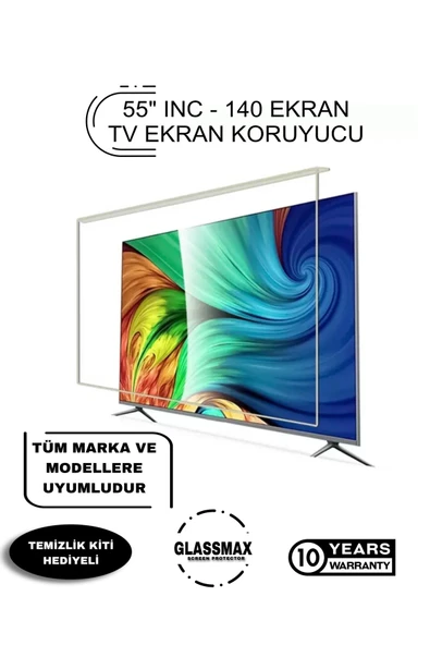 Glassmax 55" Inç 140 Ekran Tv Ekran Koruyucu ürün görseli 1
