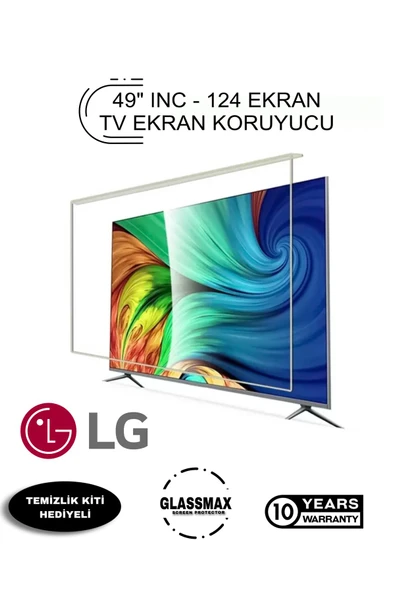 Glassmax LG 49UJ6300 Uyumlu 49" Inç 124 Ekran Tv Ekran Koruyucu ürün görseli 1