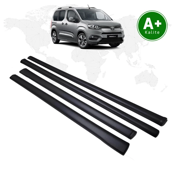 FA OTOMOTİV  Toyota Proace City Marşpiyel Kaplaması 4 Parça 2019 Model ve Sonrası ürün görseli 1