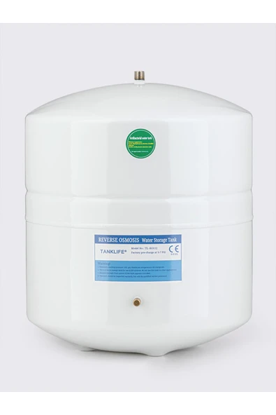 TANK LİFE  3.2 Galon 12 litre NSF Onaylı Metal Su Arıtma Tankı ürün görseli 1
