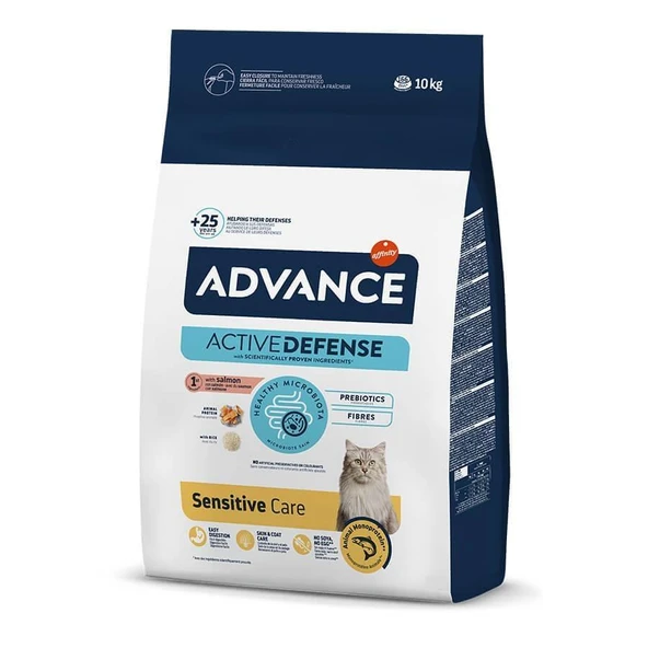 Advance Somonlu Hassas Yetişkin Kedi Maması 10 Kg ürün görseli 1