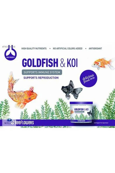 ReeFlowers Goldfish & Koi Pellet 2,5 mm 15 gr Skt:01/2028 ürün görseli 1