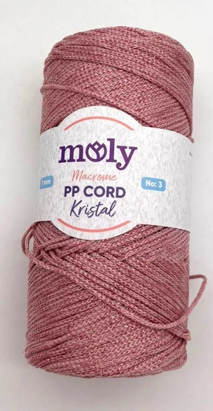 Angel Çanta Aksesuar Moly Yarn 200 Gr Simli Polyester Makrome No:072 ürün görseli 1