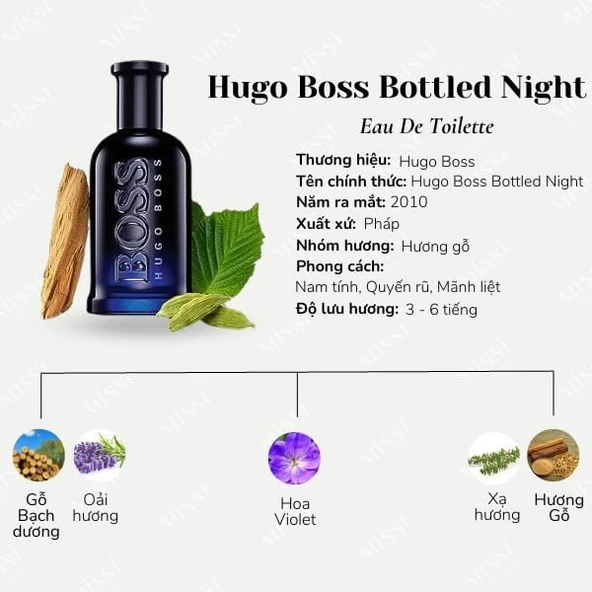 PTTAVM: Hugo Boss Bottled Night Edt 200 ml Erkek Parfümü