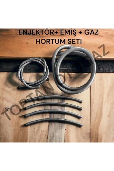 ATİKER  ENJEKTÖR + EMİŞ + GAZ HORTUMU SIRALI SİSTEM ÜNİVERSAL ÜRÜN ürün görseli 1