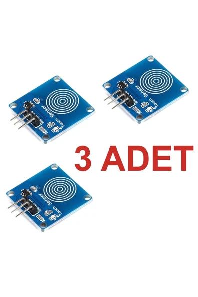 Rodevino 3 Adet Ttp223b Kapasitif Dokunmatik Sensör Modül Kartı– Touch Sensor Arduino ürün görseli 1
