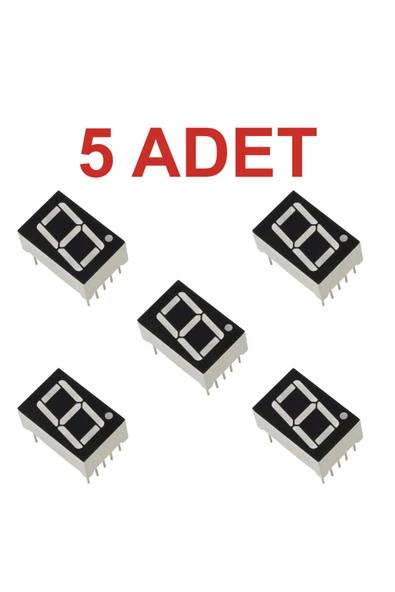 Rodevino 5 Adet 14mm 7 Segment Ortak Katot Display ürün görseli 1
