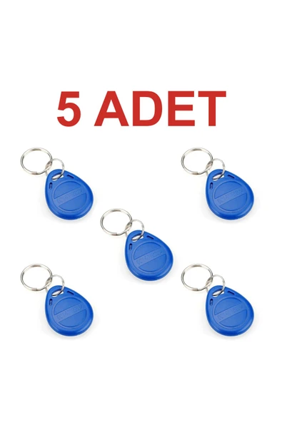 Rodevino 5 Adet 125khz Rfid Anahtar Göster Geç Anahtarlık ürün görseli 1