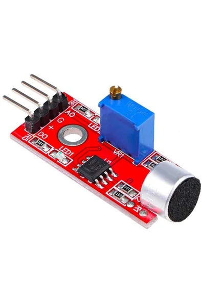 Rodevino Ses Sensör Modülü Mikrofon Analog Dijital Çıkış Arduino Ses Sensörü ürün görseli 1