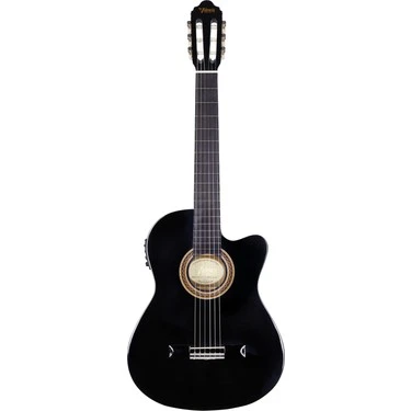Valencia Vc104tcvtbk Elektro Klasik Gitar 4/4 Siyah Sap Çelikli ürün görseli 1