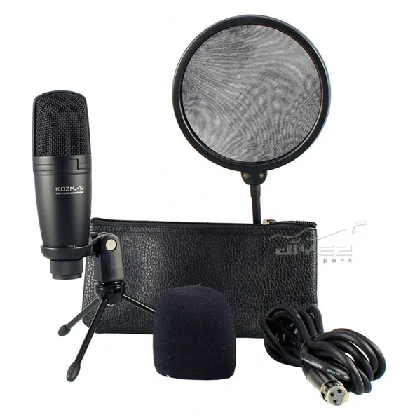 Kozmos KCP-3 Pro Aksesuarlı Condenser Stüdyo Mikrofonu - Resim 2