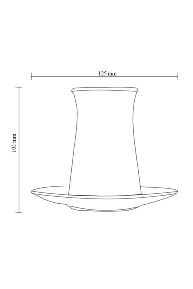 Paşabahçe 42891 Timeless Çay Bardağı - Resim 7